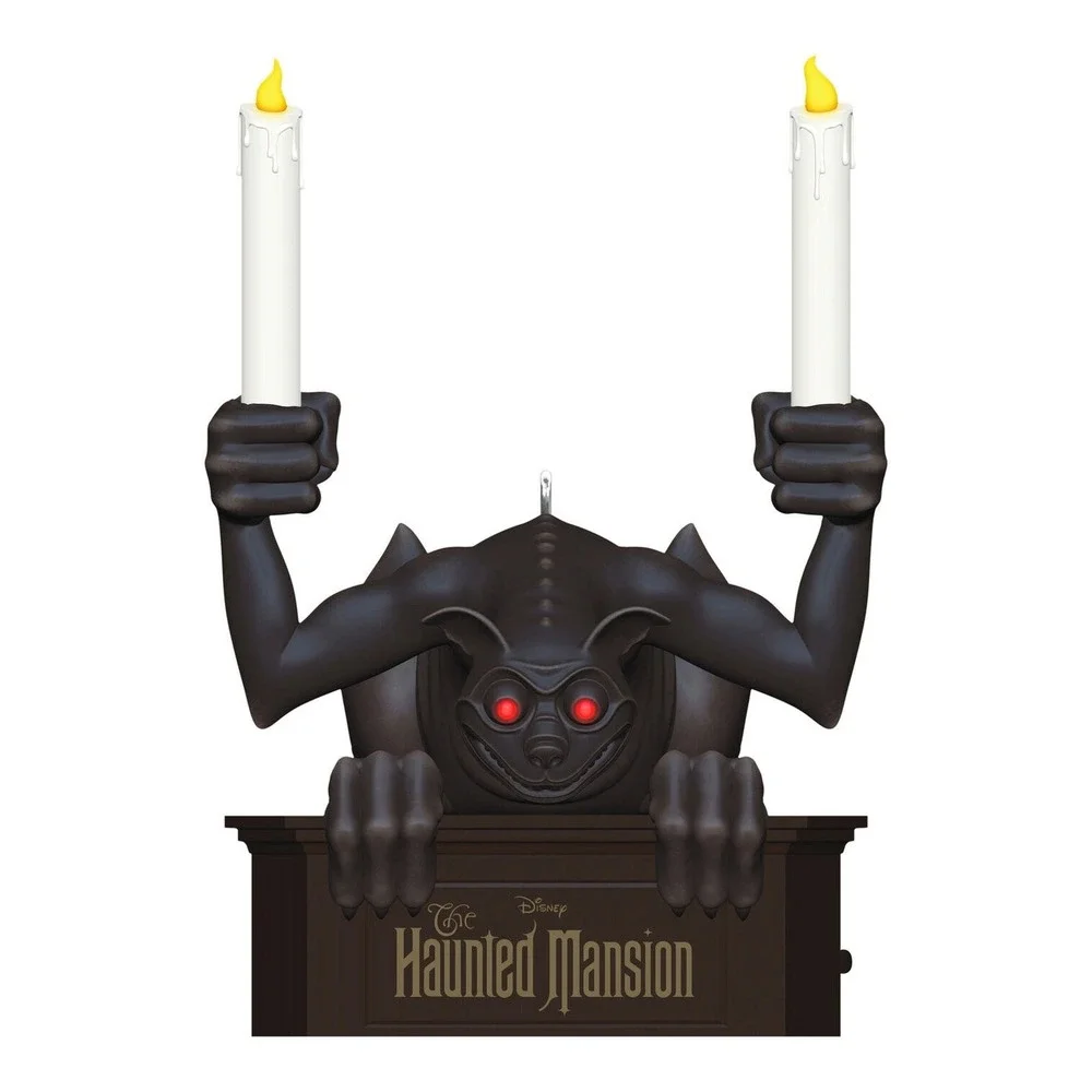 Hallmark Keepsake Disney Haunted Mansion Gargoyle Magic Light Ornament NIB